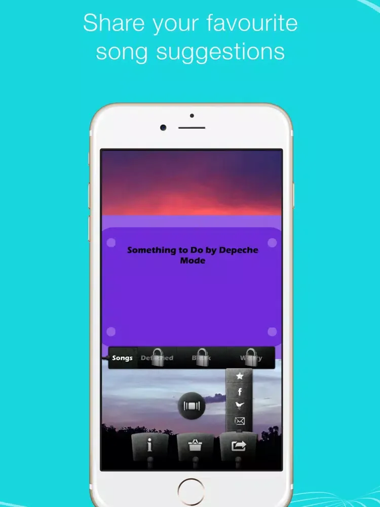 Capturas de pantalla de Cold Song Suggestor – Shake for the perfect song iPad 