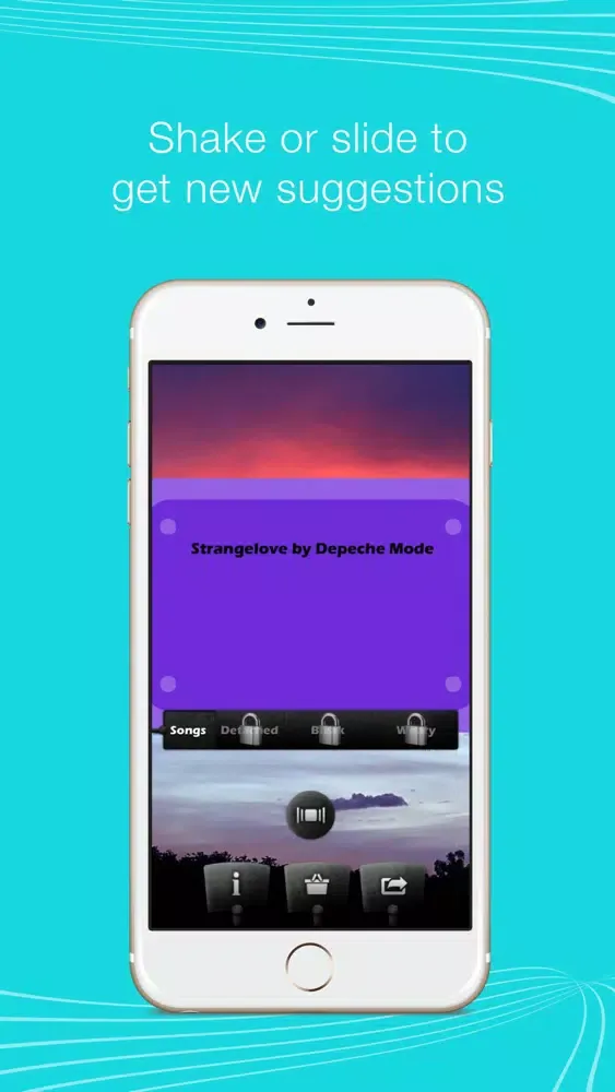 Capturas de pantalla de Cold Song Suggestor – Shake for the perfect song