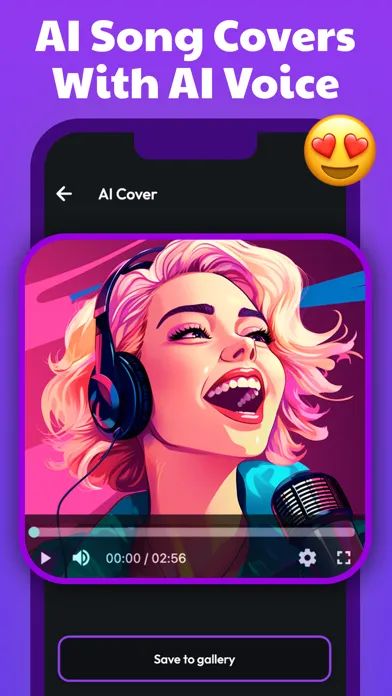 Tangkapan layar Songy: AI Song Cover Generator