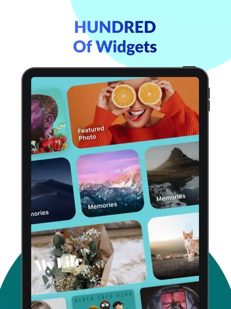 Capturas de tela do A+ Gallery - Photos Widget iPad 
