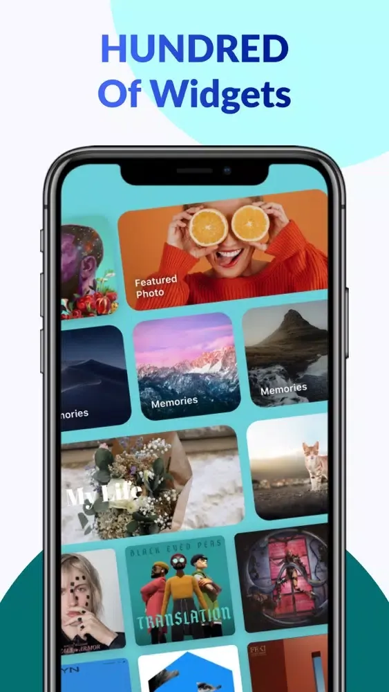 Capturas de tela do A+ Gallery - Photos Widget