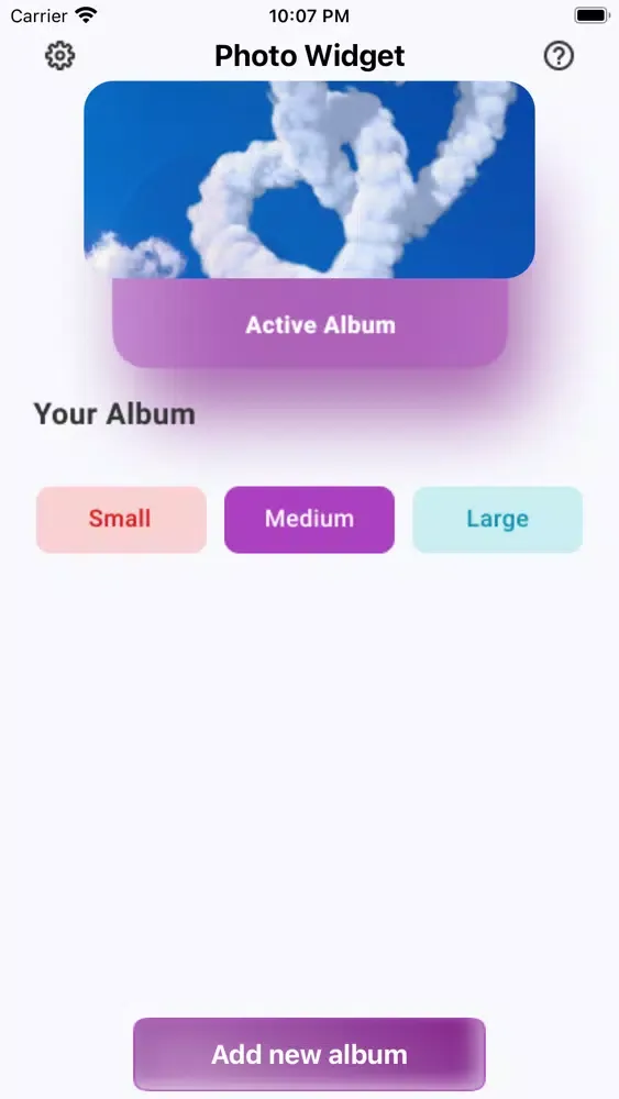 Capturas de tela do A+ Gallery - Photos Widget