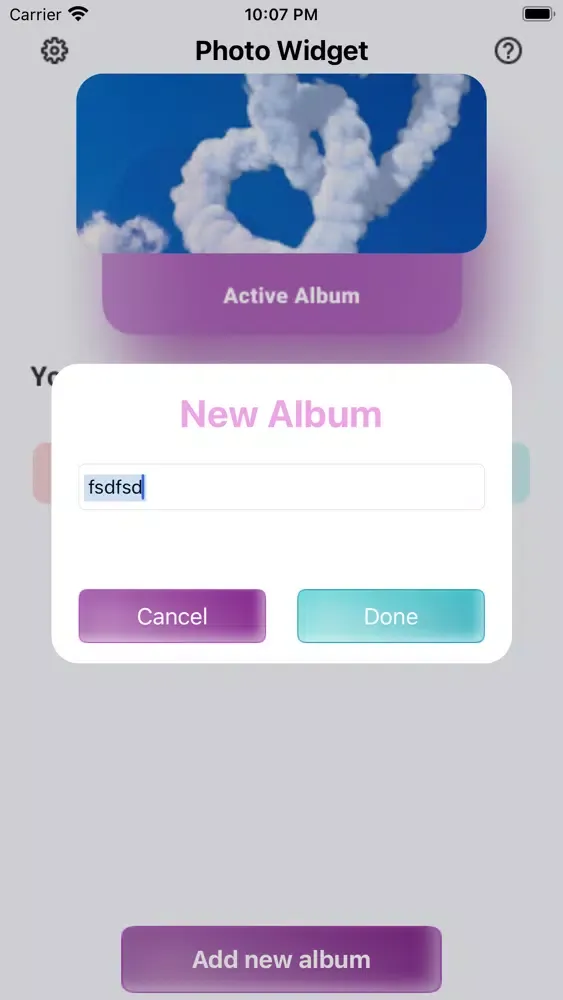 Capturas de tela do A+ Gallery - Photos Widget