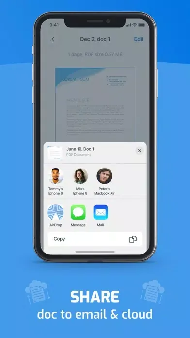 Скриншоты iScan - PDF & Photo Scanner