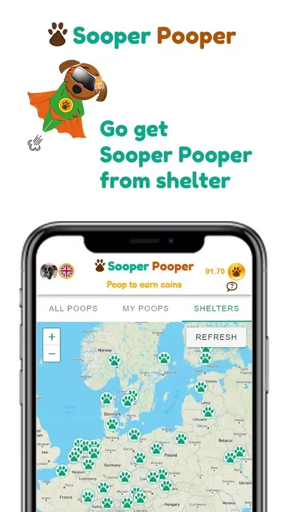 Captures d'écran de Sooper Pooper