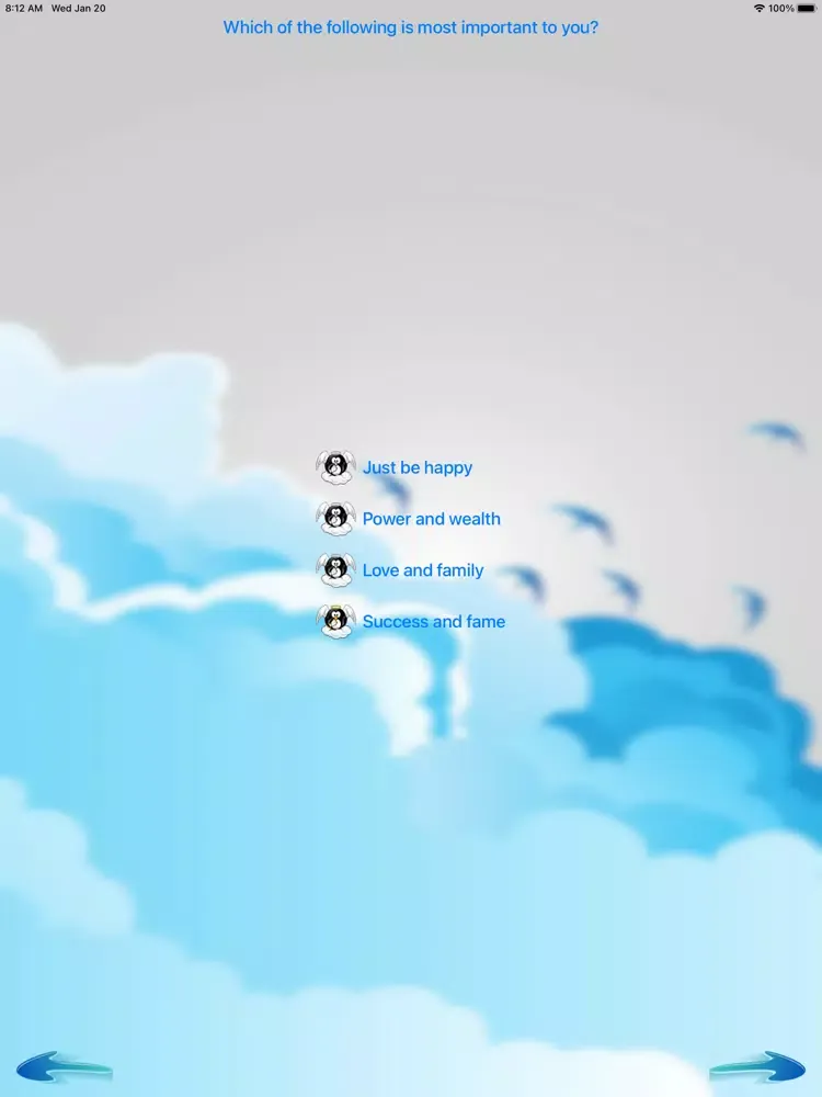 ภาพหน้าจอของ Guardian Angel Test iPad 