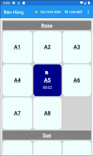 Zrzuty ekranu Cloud Menu POS