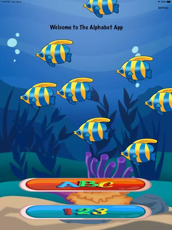 Ảnh chụp màn hình của The Alphabet and Numeracy App iPad 
