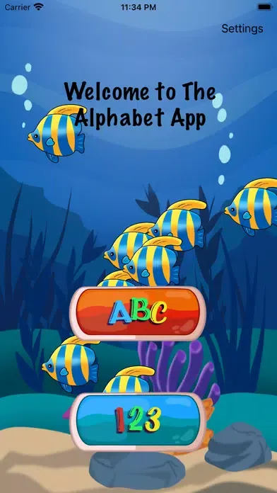 Ảnh chụp màn hình của The Alphabet and Numeracy App