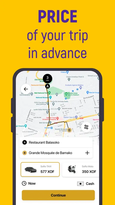 SoRo Trans: Taxi Bamako স্ক্রিনশট