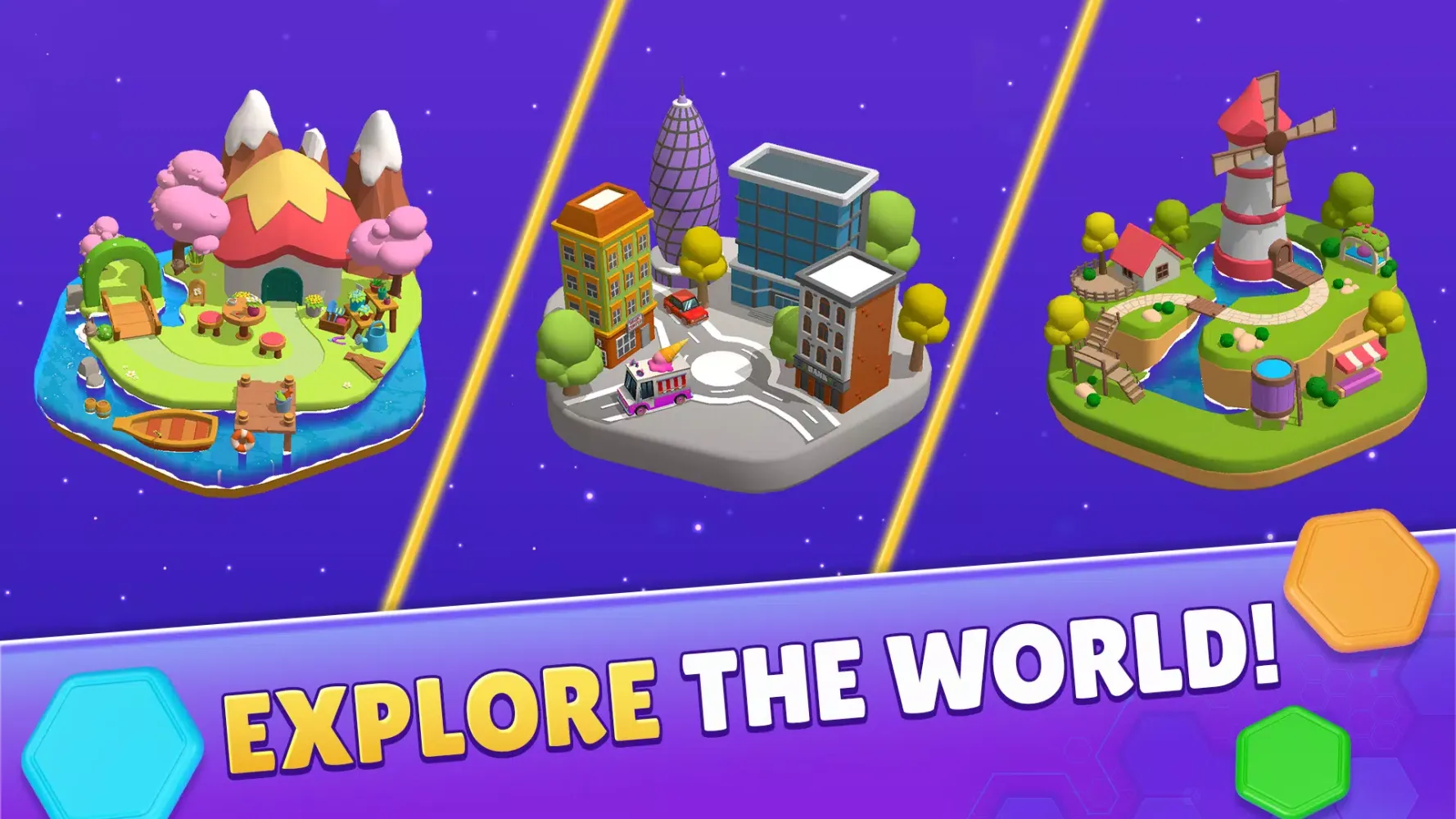 Color Hexa Sort Puzzle Game Screenshots