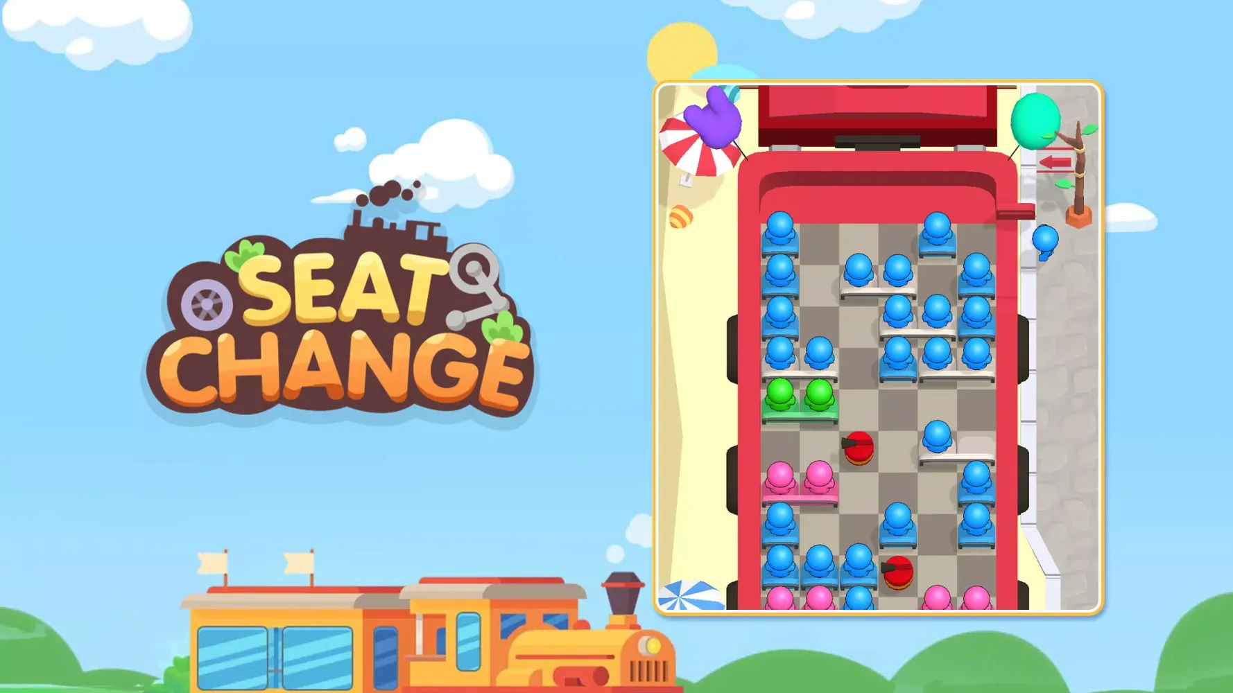 Capturas de tela do Fun Seat Jam: Bus Sort Game