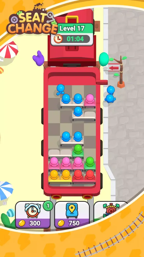 Capturas de tela do Fun Seat Jam: Bus Sort Game