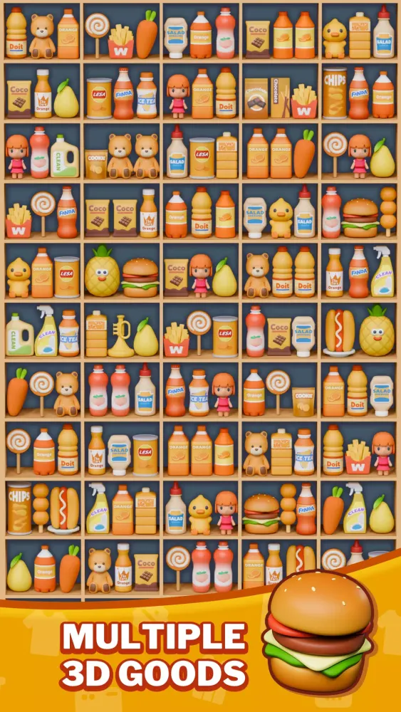 Goods Puzzle: 3D Sorting Games Screenshots