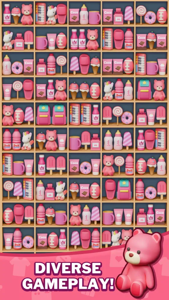 Goods Puzzle: 3D Sorting Games Screenshots