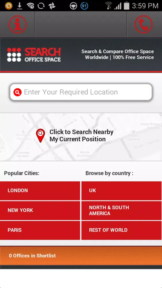 Search Office Space Screenshots