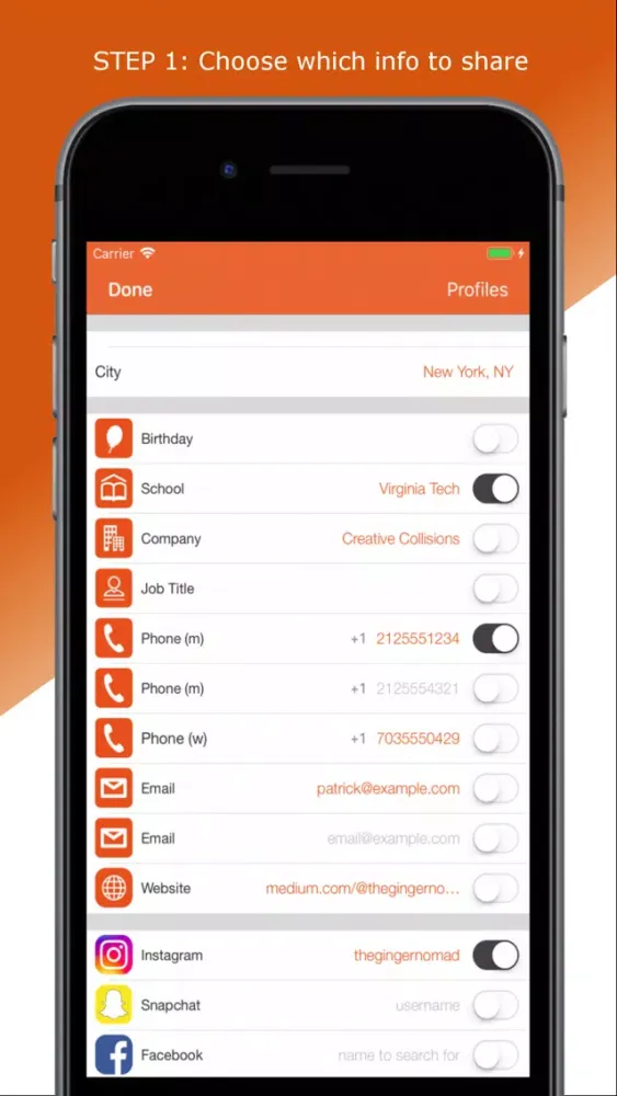 Links - the Contacts companion应用截图