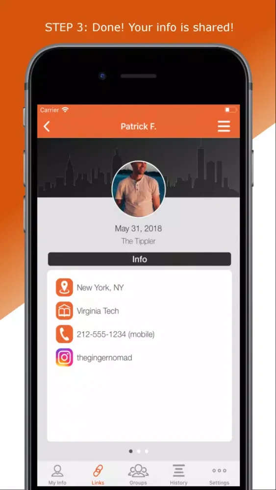 Links - the Contacts companion应用截图