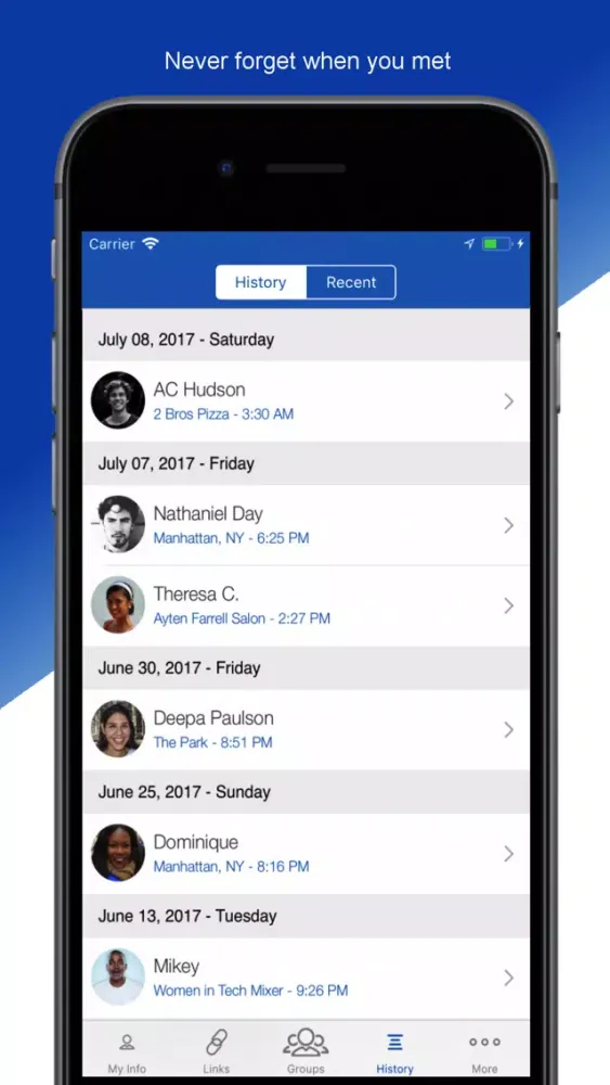 Links - the Contacts companion应用截图