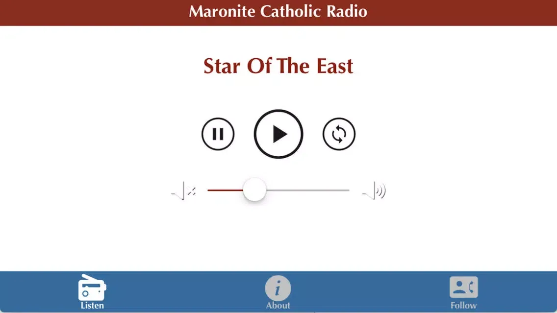 Capturas de tela do Star Of The East Radio App