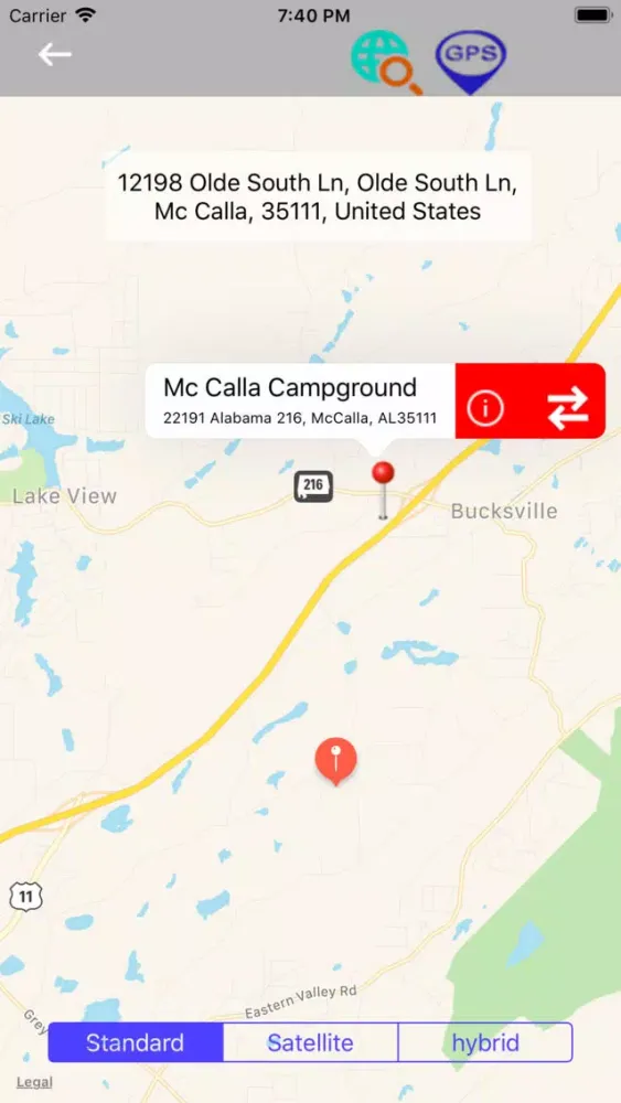 Captures d'écran de Southern Region Camps & RV's