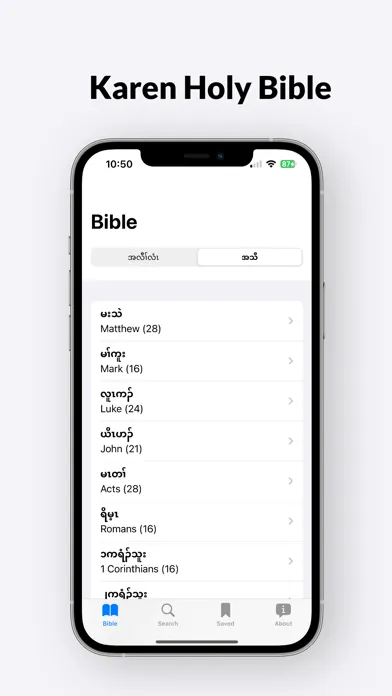 Capturas de pantalla de Karen Holy Bible