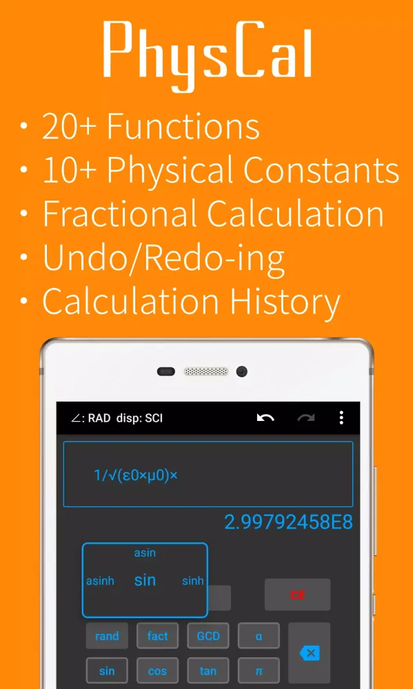صور Scientific Calculator　　PhysCal