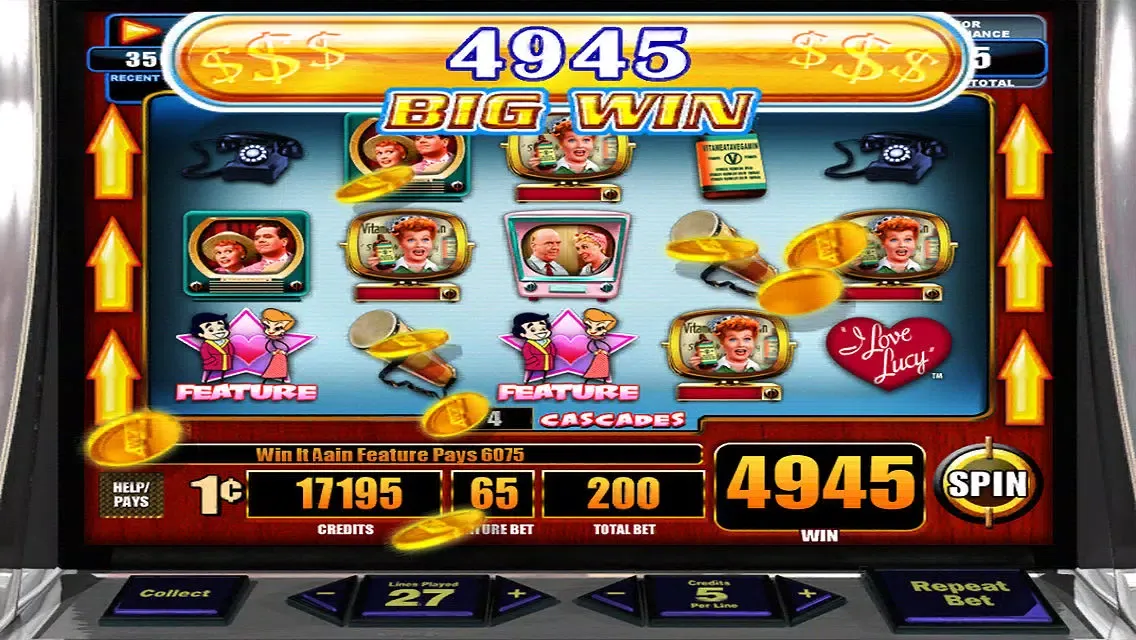 Captures d'écran de I Love Lucy - Slot