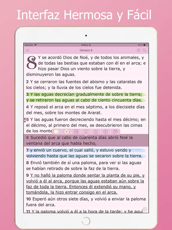 Biblia de la Mujer en Audio iPad  Screenshots