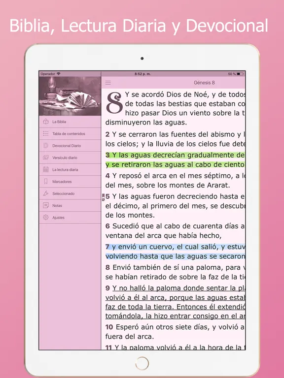 Biblia de la Mujer en Audio iPad  Screenshots