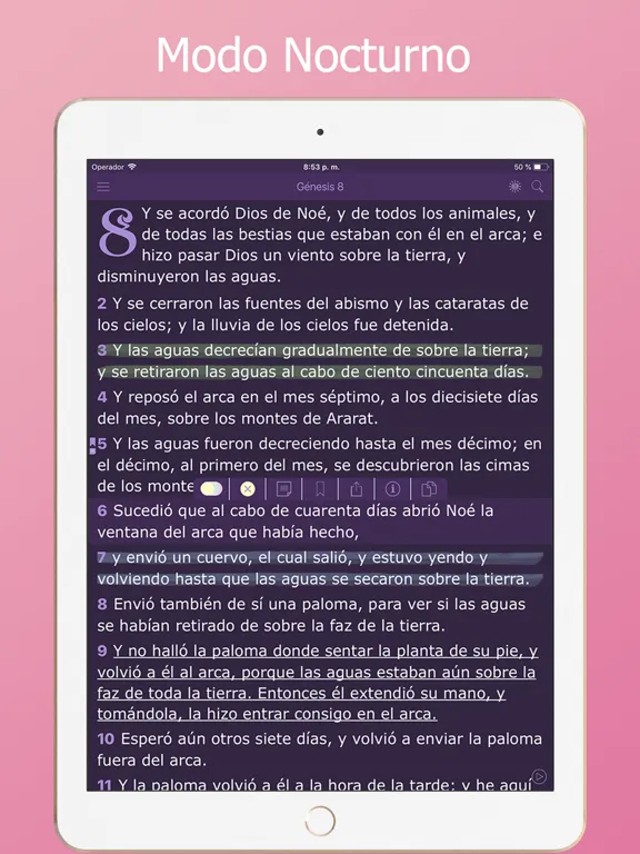 Biblia de la Mujer en Audio iPad  Screenshots