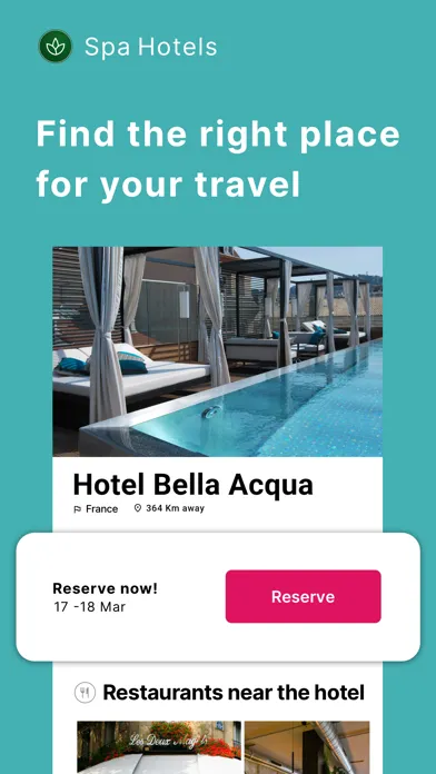Capturas de pantalla de Hotels and Spas near me