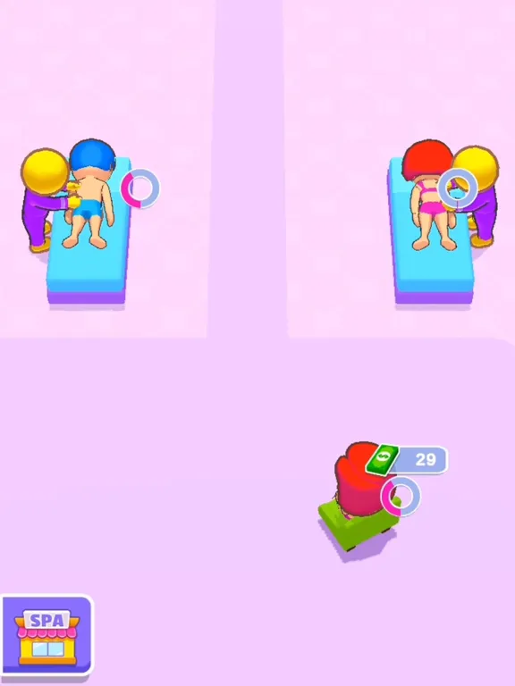 IDLE Spa Salon - 3D Arcade iPad  Screenshots