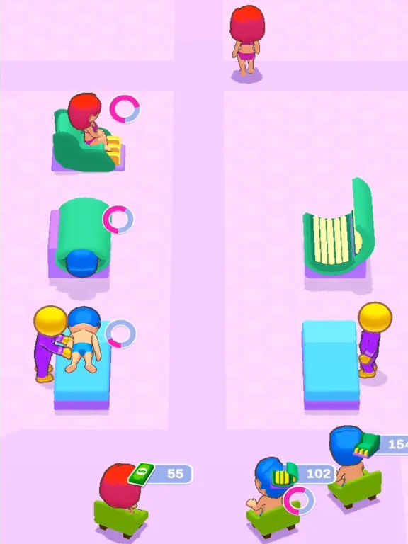 IDLE Spa Salon - 3D Arcade iPad  Screenshots