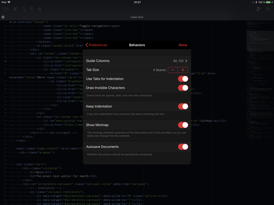 Screenshot di Kodex iPad 