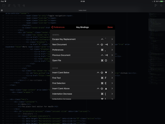 Screenshot di Kodex iPad 