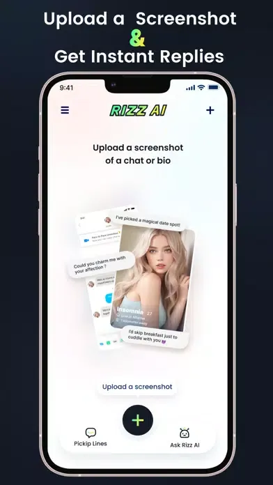 Tangkapan skrin RIZZ AI: AI Dating Wingman App