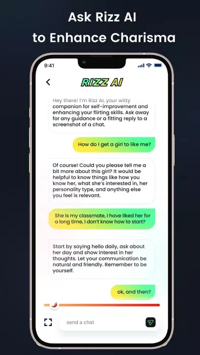 Tangkapan skrin RIZZ AI: AI Dating Wingman App