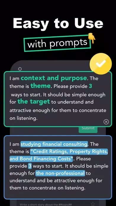 ภาพหน้าจอของ AI Writing & Chatbot Assistant