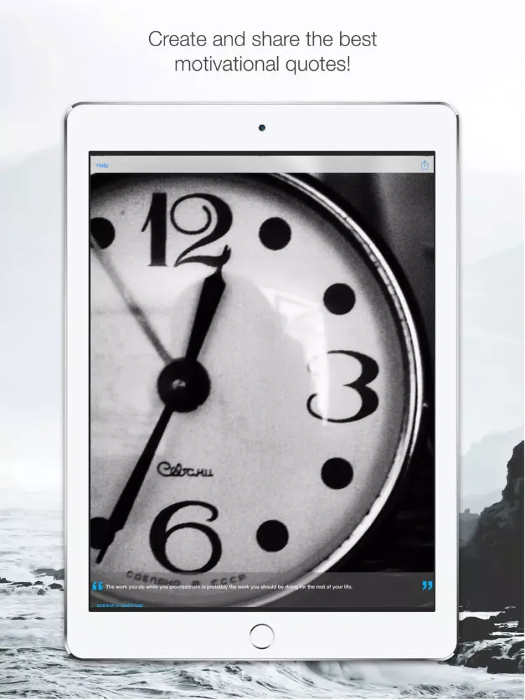Zrzuty ekranu Inspiration and motivation for designers. iPad 