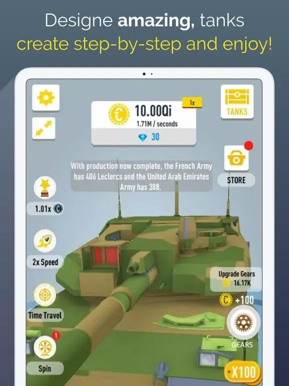 Capturas de pantalla de IDLE Tanks 3D iPad 