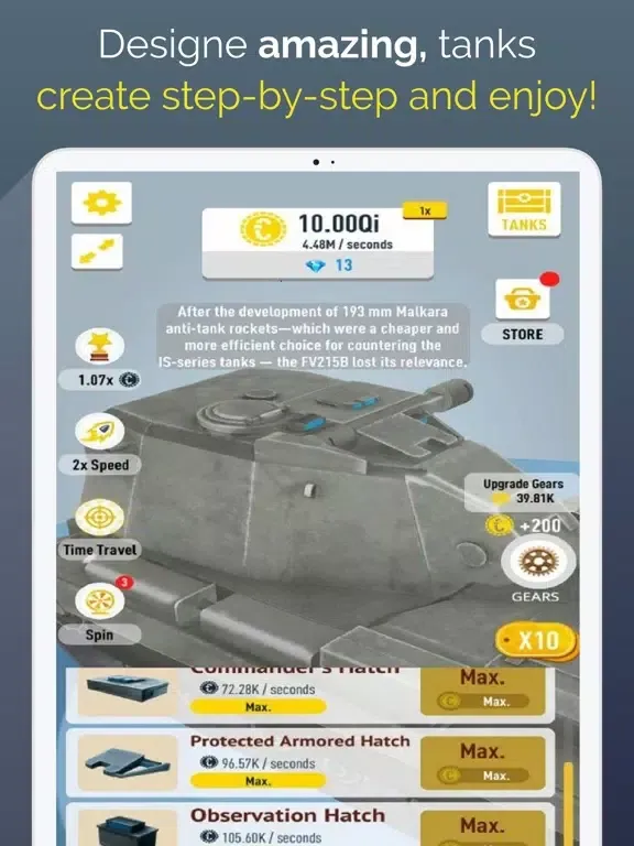 Capturas de pantalla de IDLE Tanks 3D iPad 