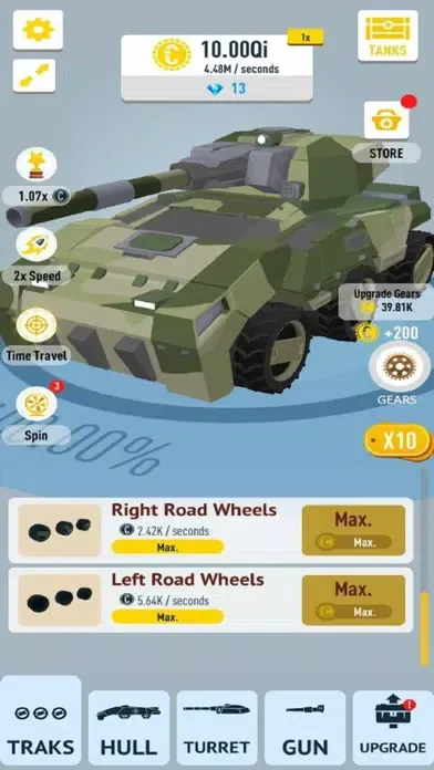 Capturas de pantalla de IDLE Tanks 3D