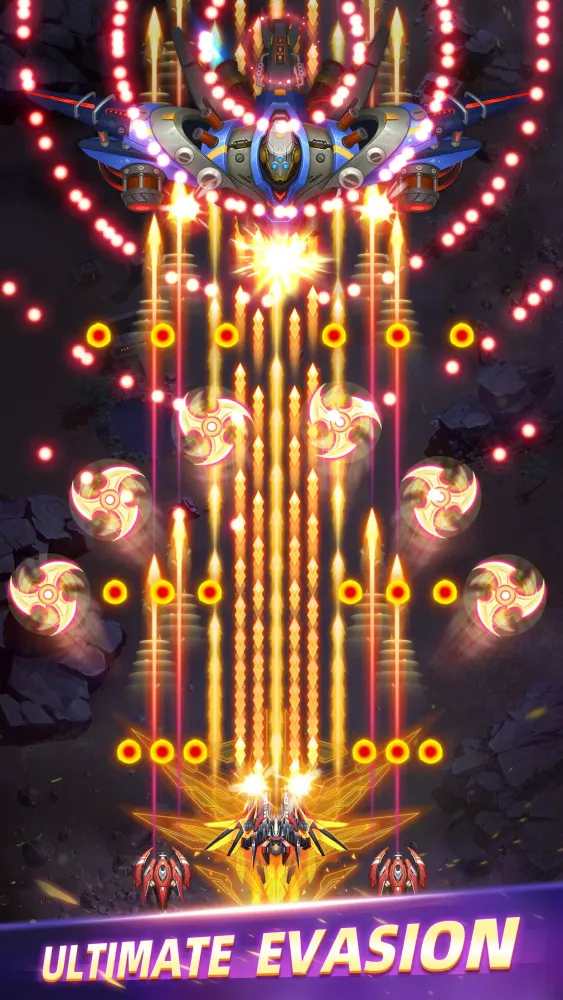 Capturas de tela do Raiden Fighter