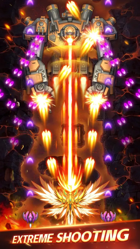 Capturas de tela do Raiden Fighter