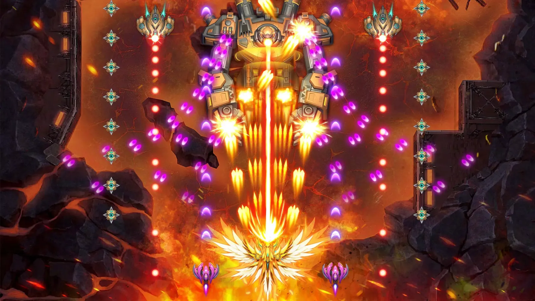 Capturas de tela do Raiden Fighter