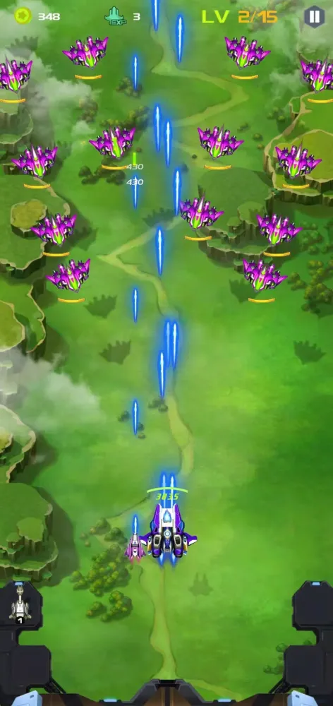 Captures d'écran de Space Fighter