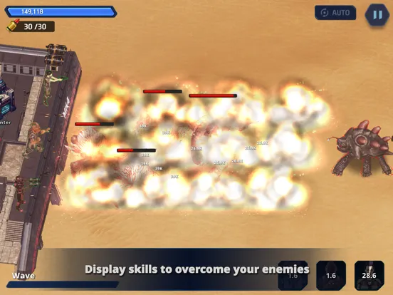 ภาพหน้าจอของ E-Rank Troopers iPad 