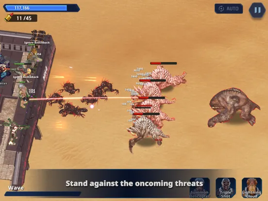 ภาพหน้าจอของ E-Rank Troopers iPad 