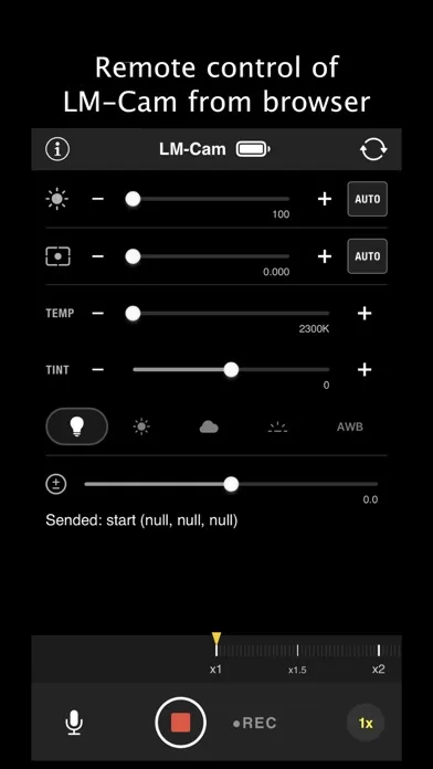 LM-Cam for OBS studio سکرین شاٹس